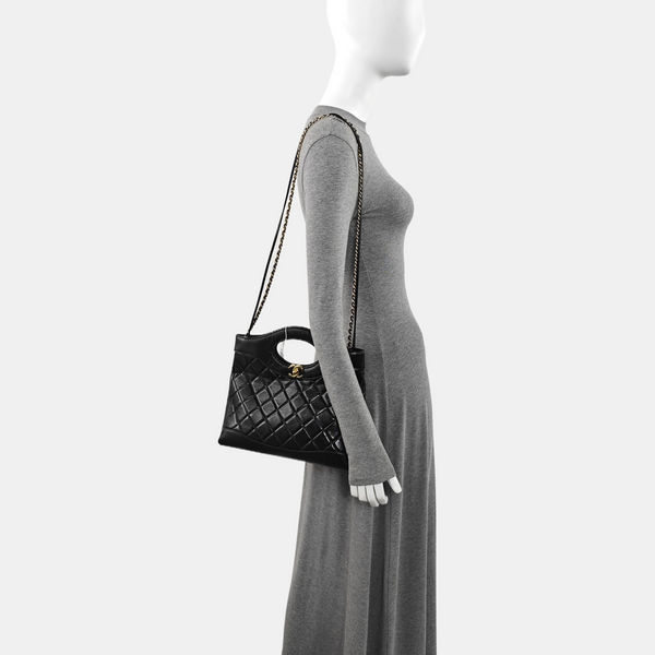 CHANEL 31 Quilted Lambskin Black
