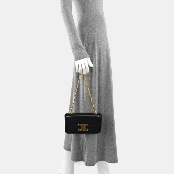 CLAUDE Calfskin Black