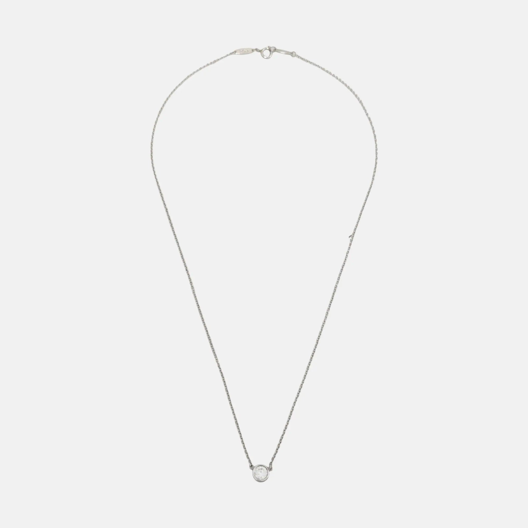 Elsa Peretti Platinum 950 Silver Necklace