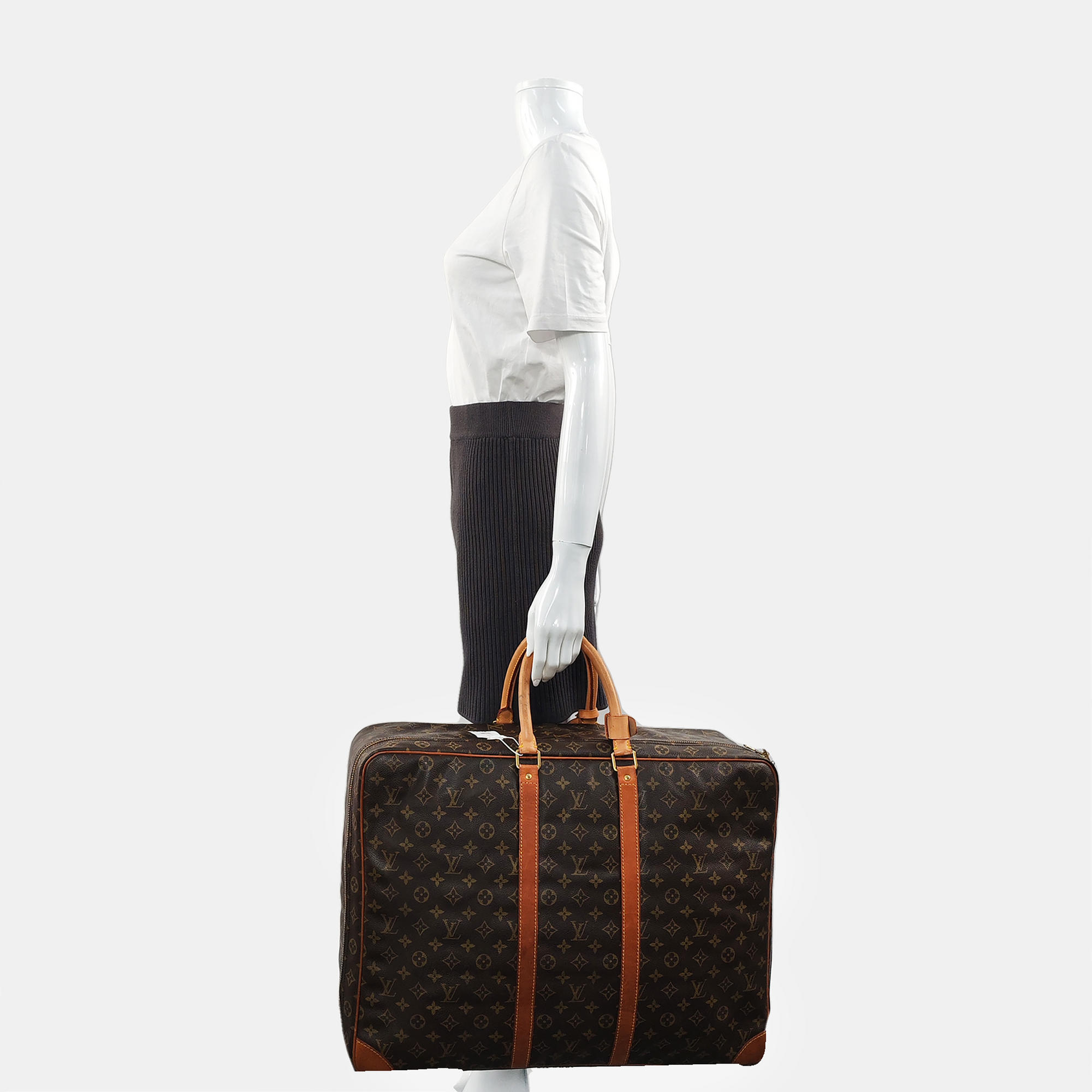 SIRIUS Monogram Coated Canvas Brown