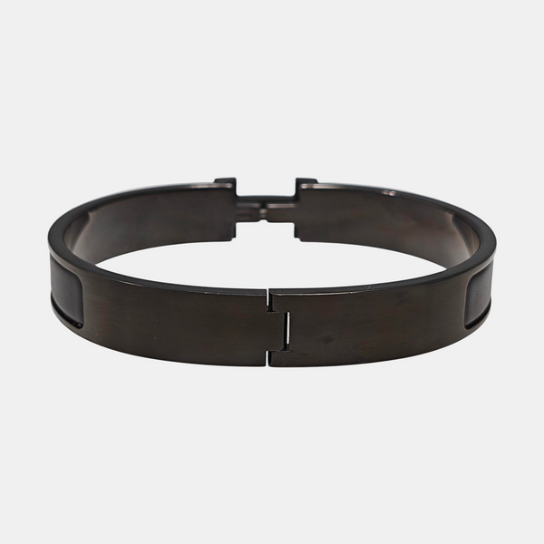 Clic Hh Metal Black Bangle