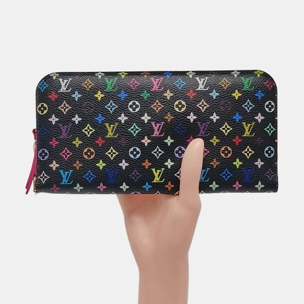 LV × TM INSOLITE Monogram Coated Canvas Black Wallet