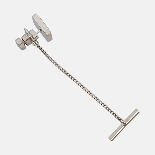 Metal Silver Brooch