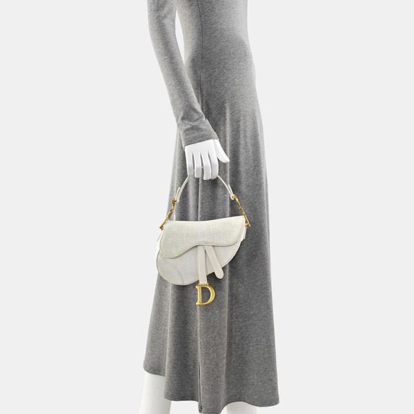 Saddle Mini Canvas White