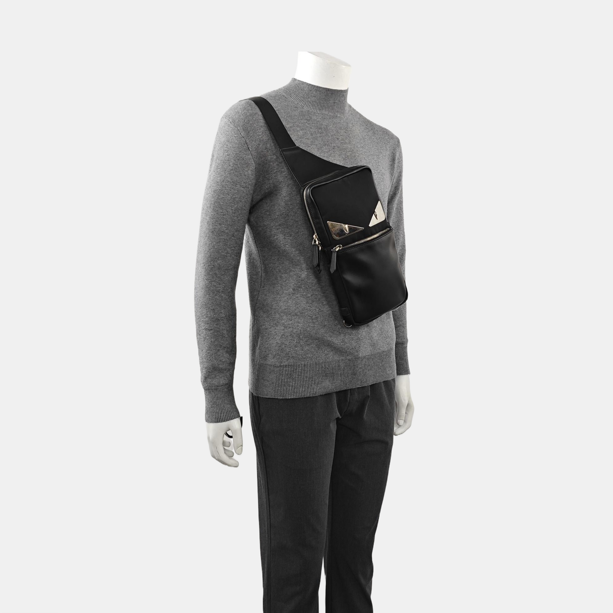 Calfskin Belt Bag Black