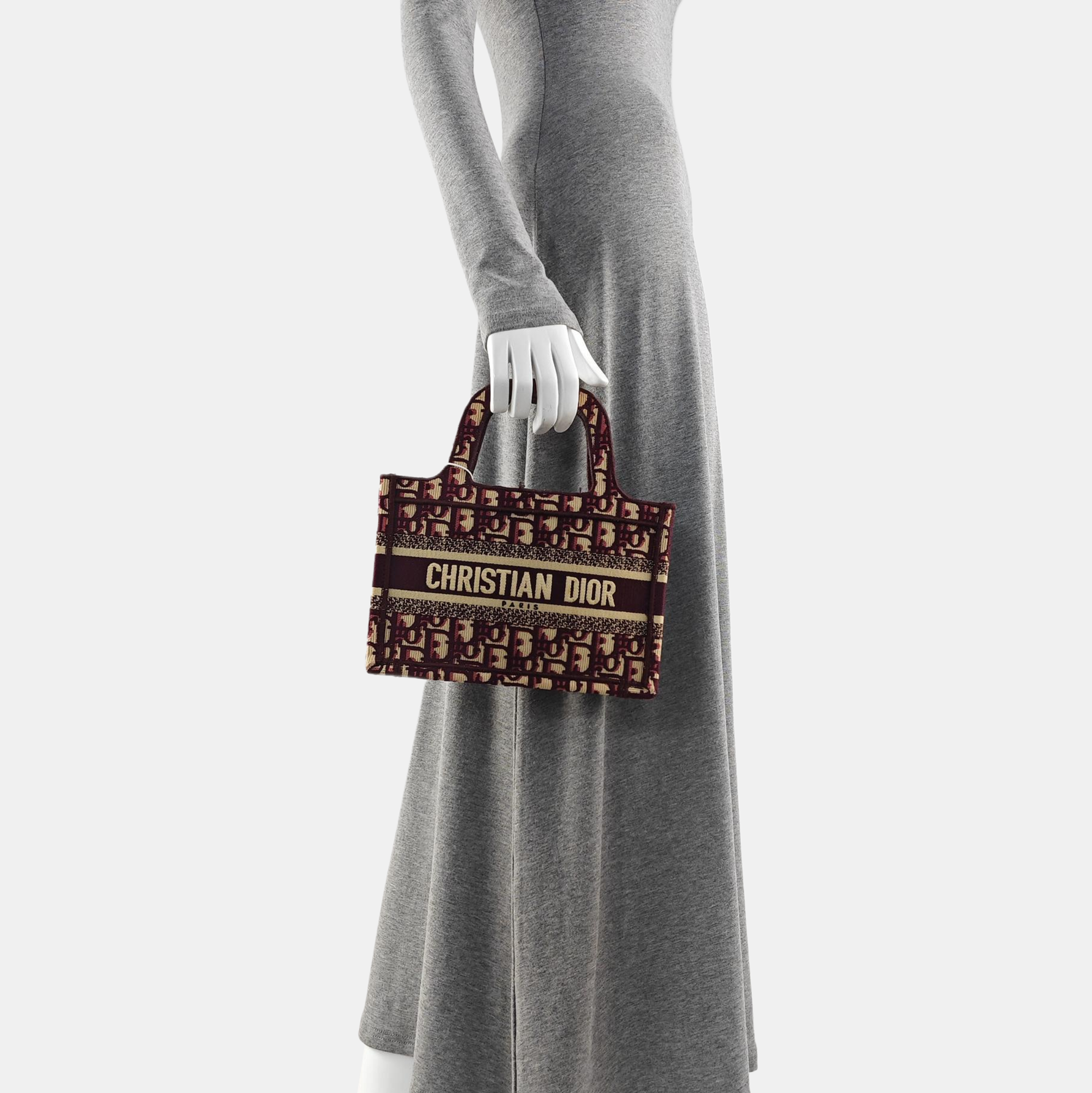 Book Tote Mini Canvas Red