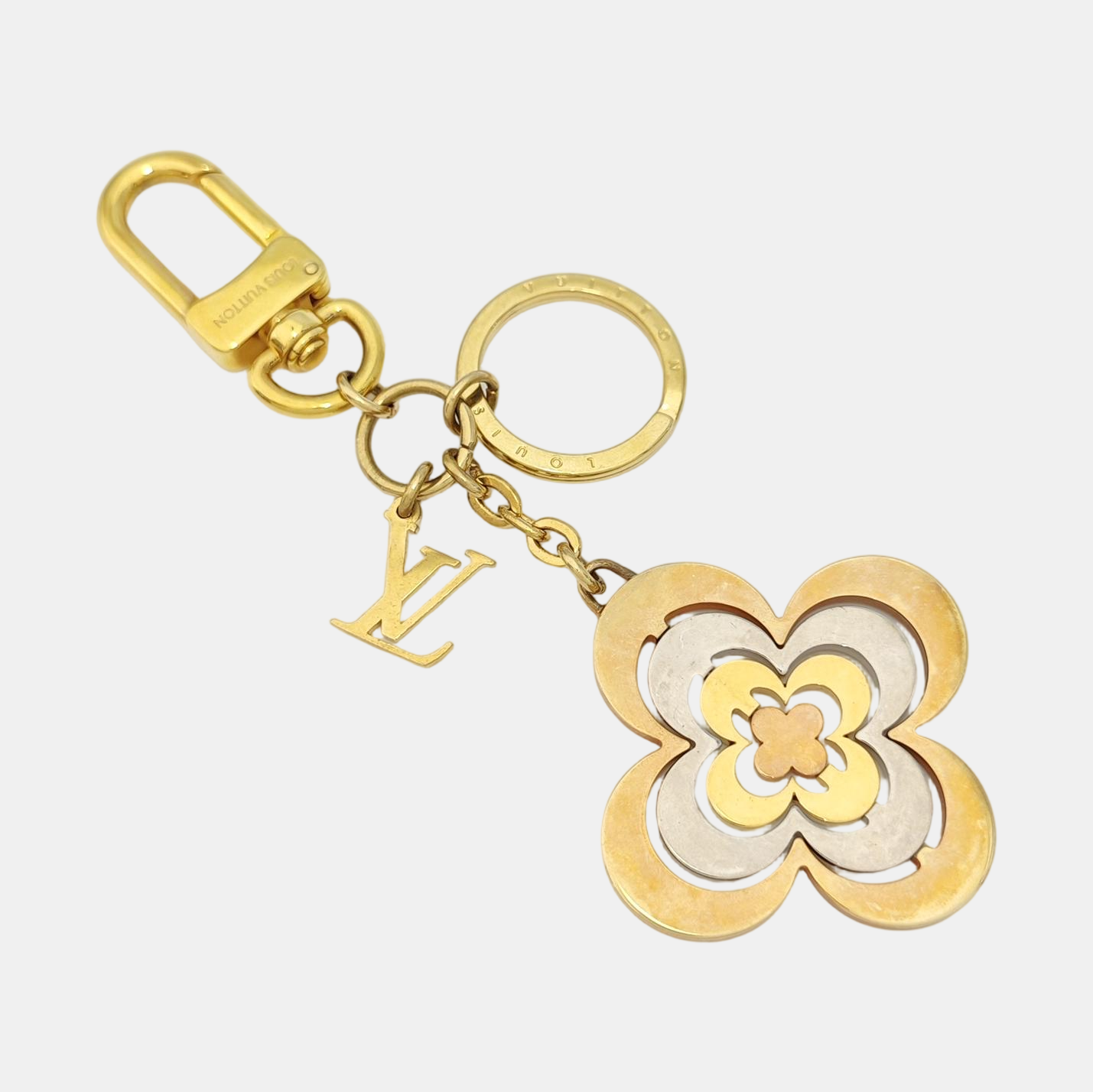 Metal Bag Charm Gold