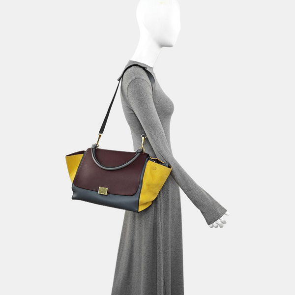 TRAPEZE Medium Calfskin Multicolor