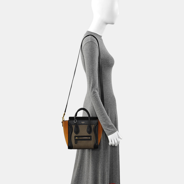 LUGGAGE Nano Calfskin Gray