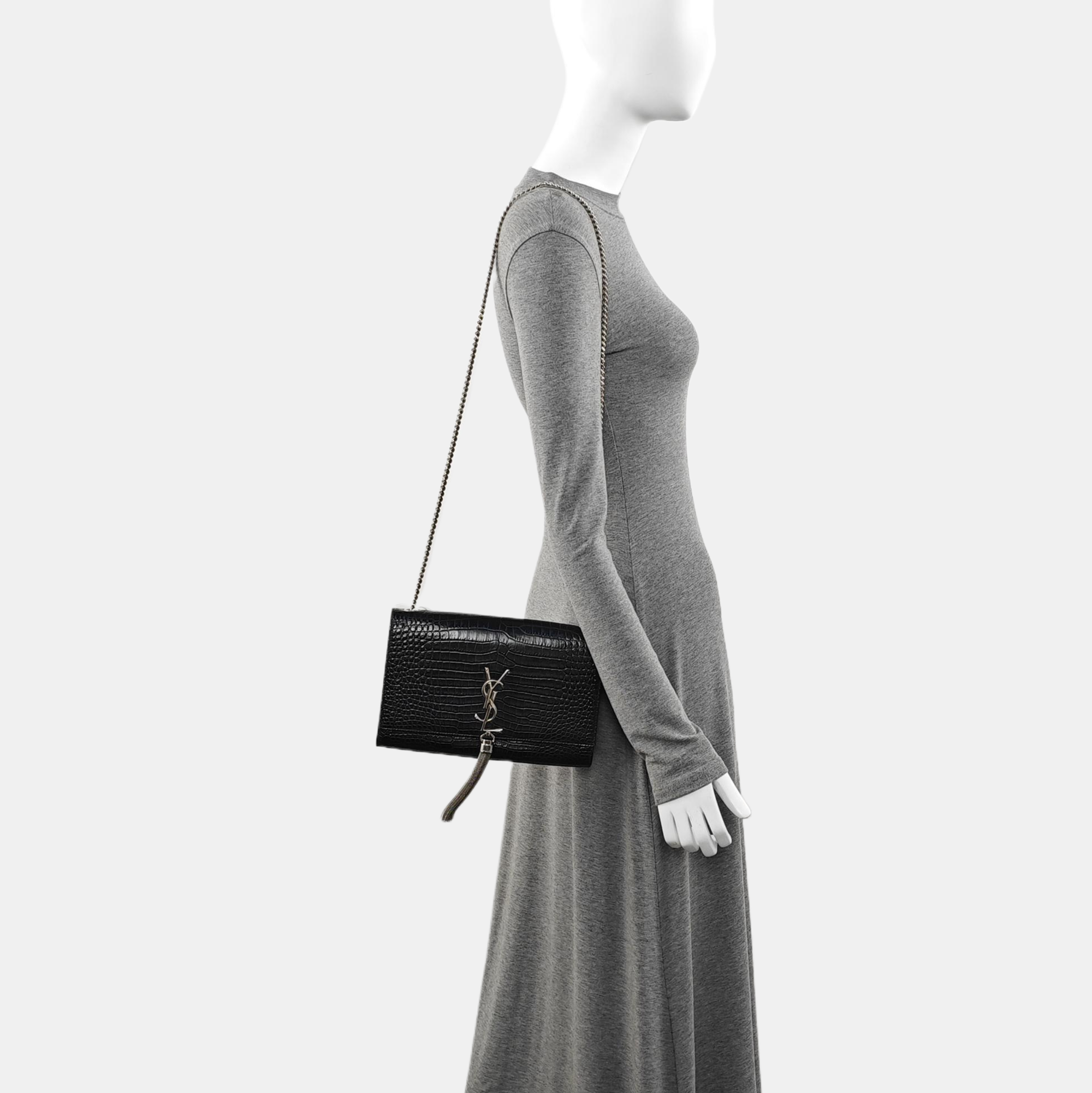 KATE Medium Calfskin Black