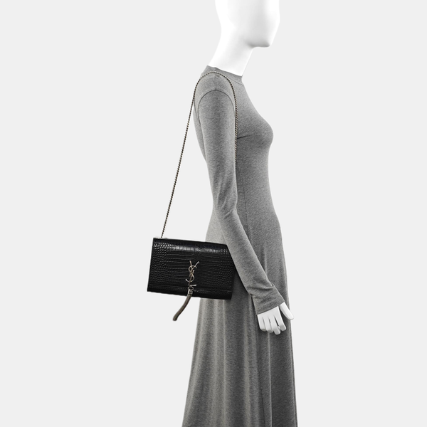 KATE Medium Calfskin Black