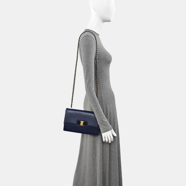 Ginny Calfskin Blue