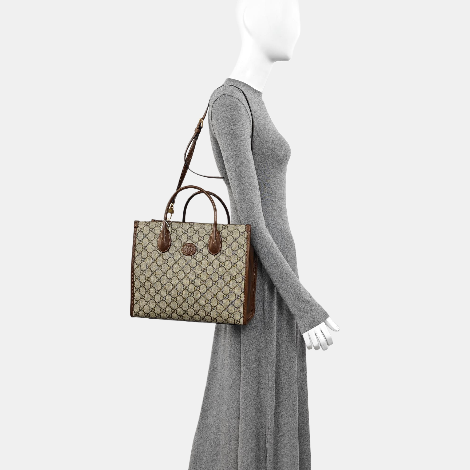Retro Small Monogram Coated Canvas Brown