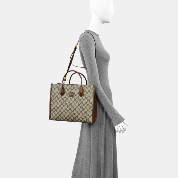 Retro Small Monogram Coated Canvas Brown