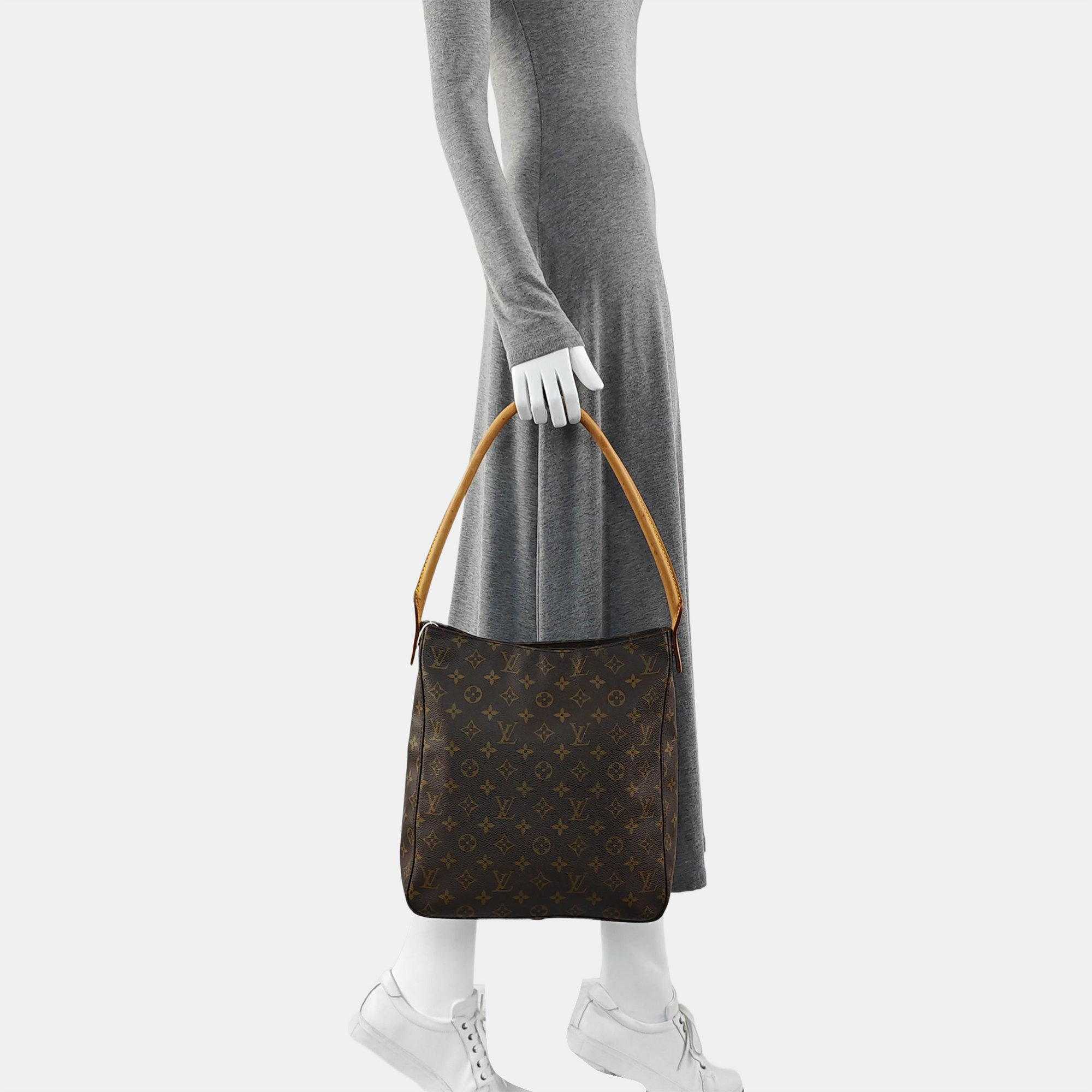 LOOPING GM Monogram Coated Canvas Brown