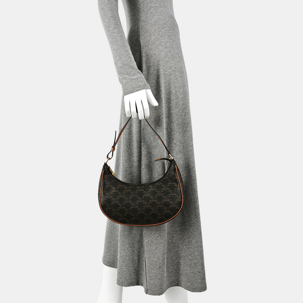 AVA Small Coated Canvas Brown