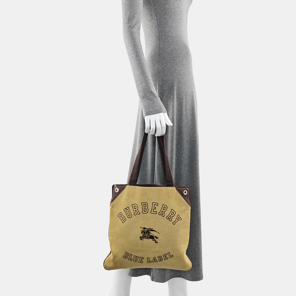 Fabric Tote Bag Beige