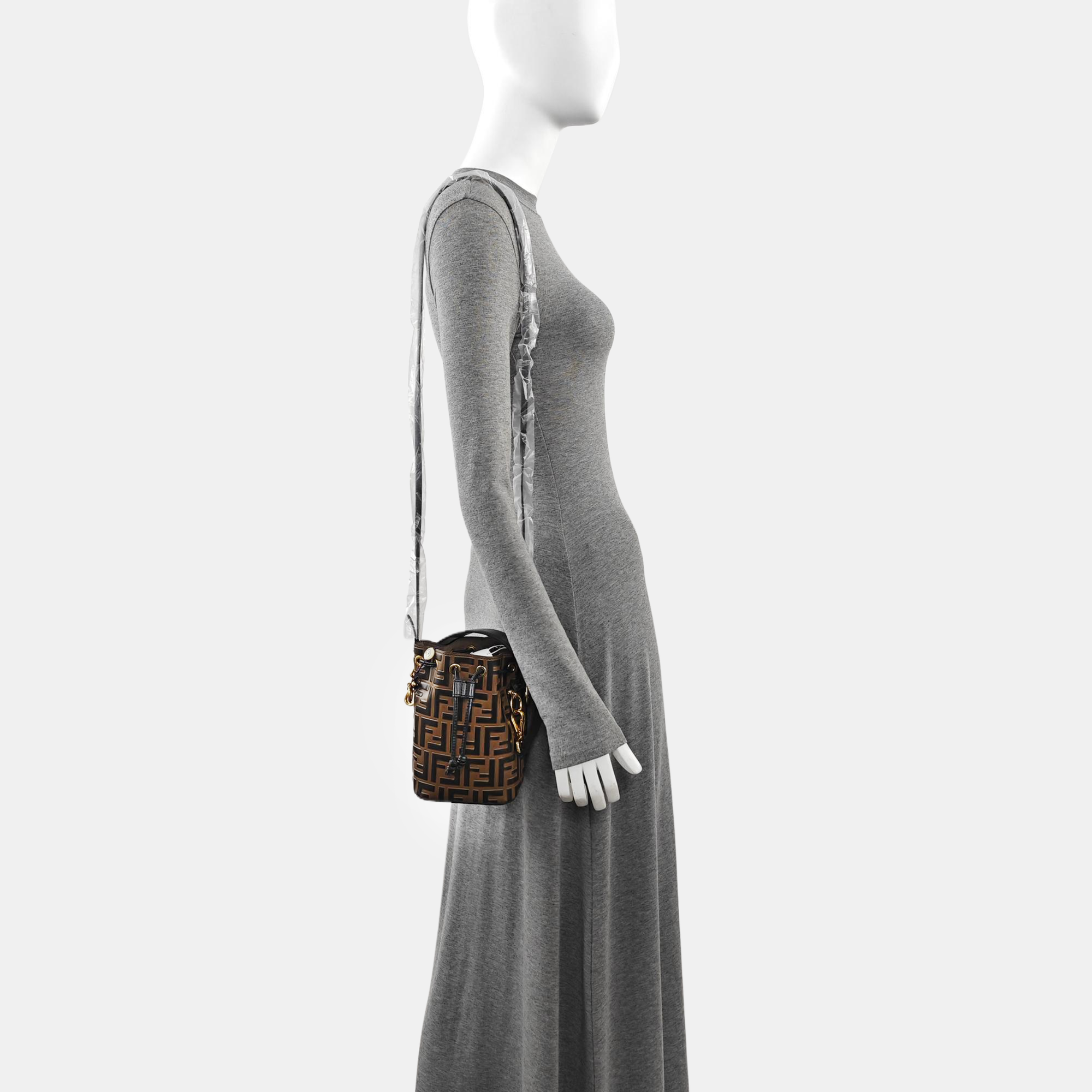 Mon Tresor Mini Monogram Calfskin Brown