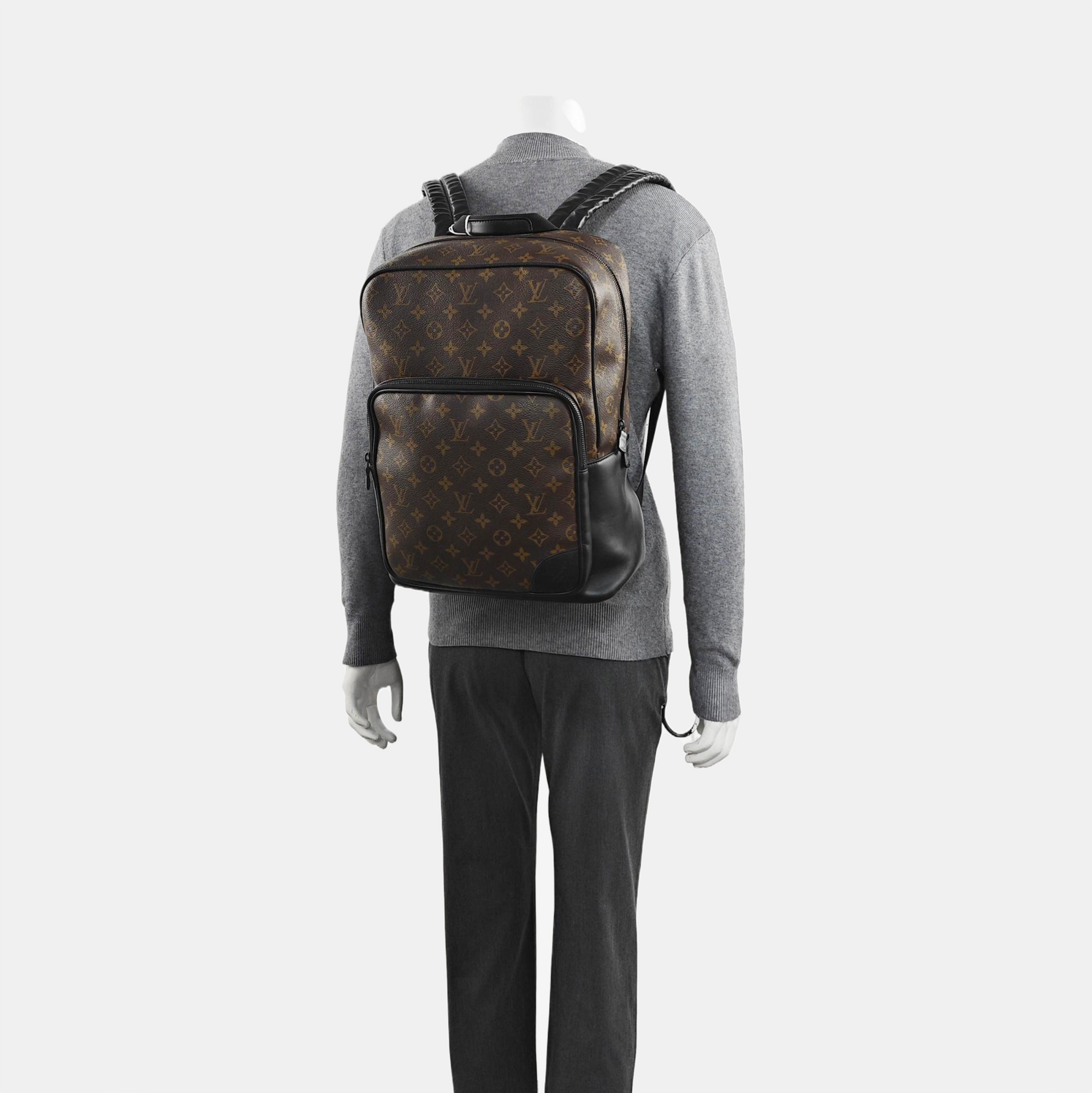 DEAN Monogram Coated Canvas Brown