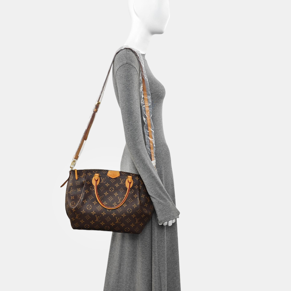 TURENNE PM Monogram Coated Canvas Brown