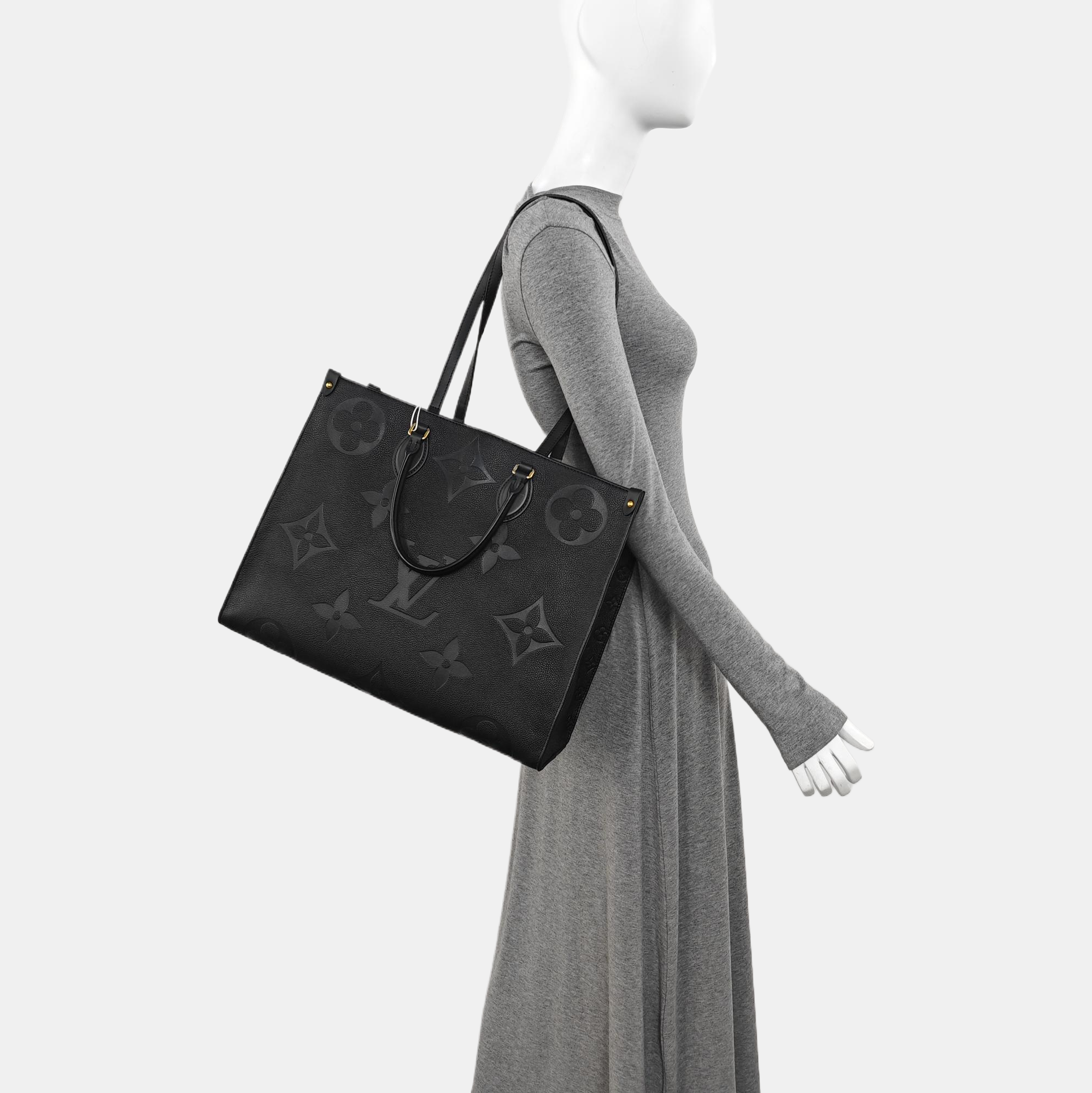 ONTHEGO GM Monogram Calfskin Black