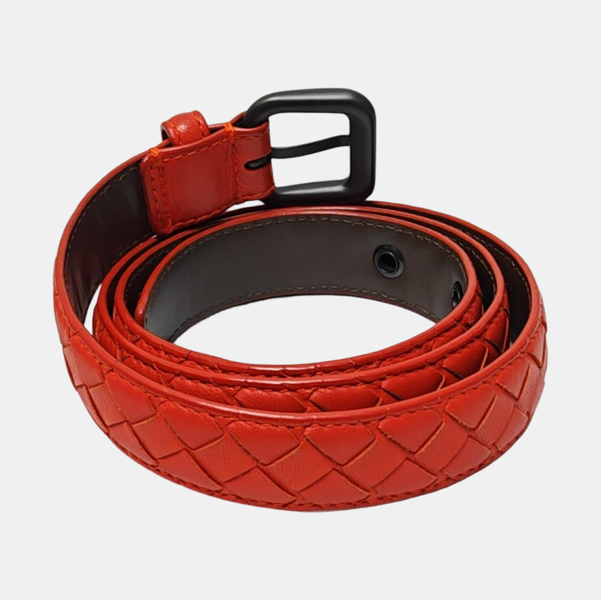 Leather Belt Red