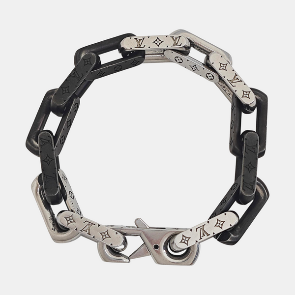 MONOGRAM CHAIN Metal Silver Bracelet