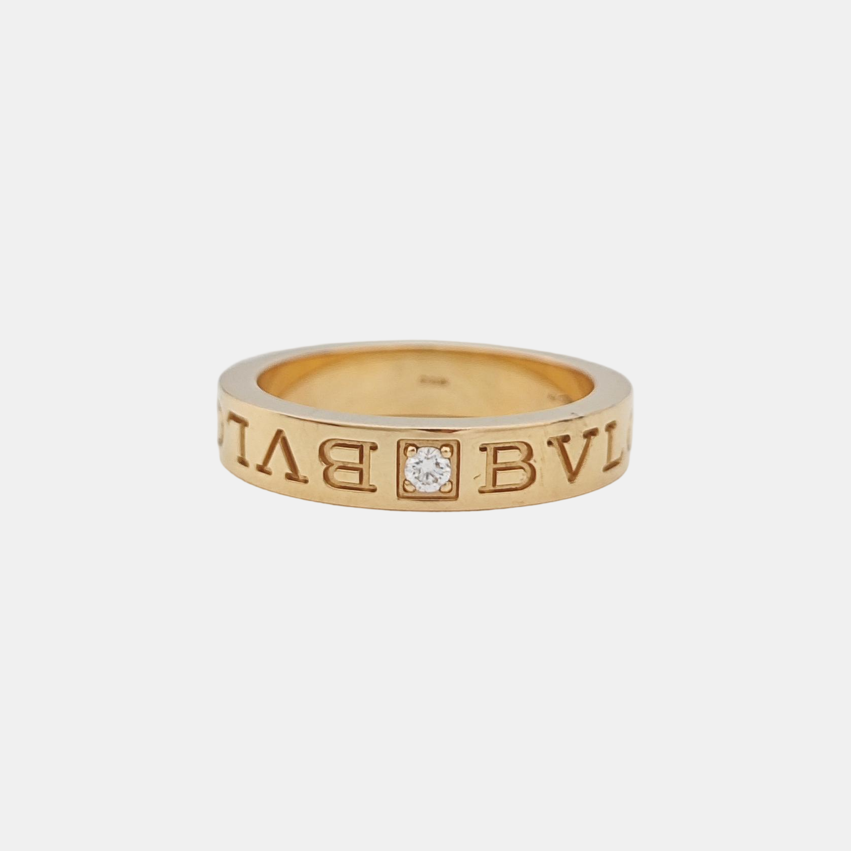 B.ZERO1 18k Rose Gold Ring EU 53