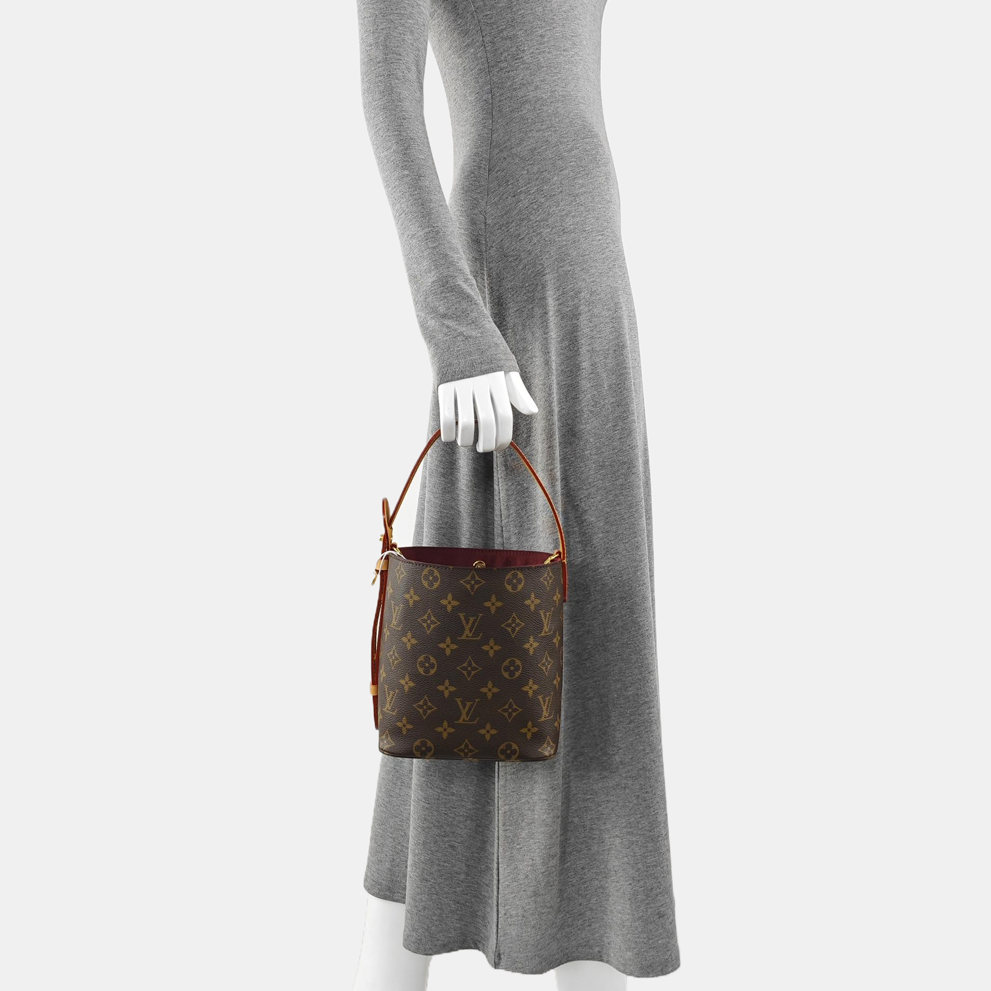 ALL IN Monogram Coated Canvas Brown