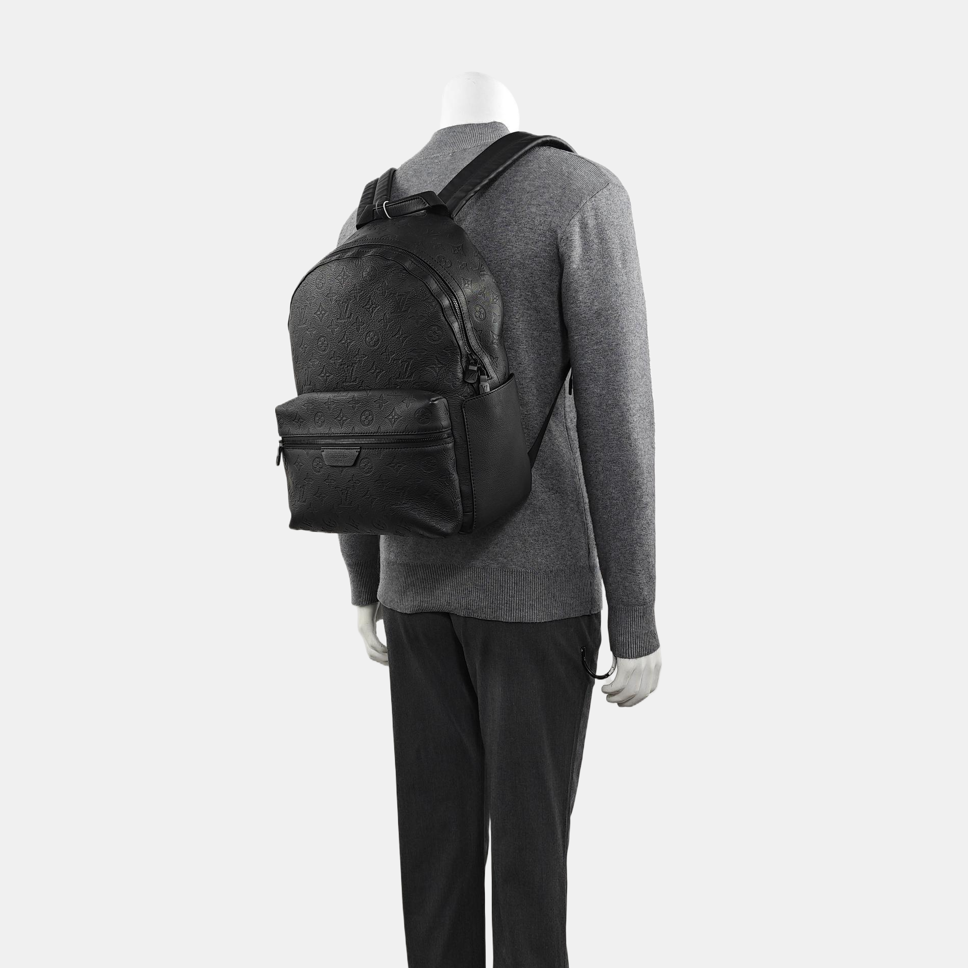 DISCOVERY Monogram Calfskin Black