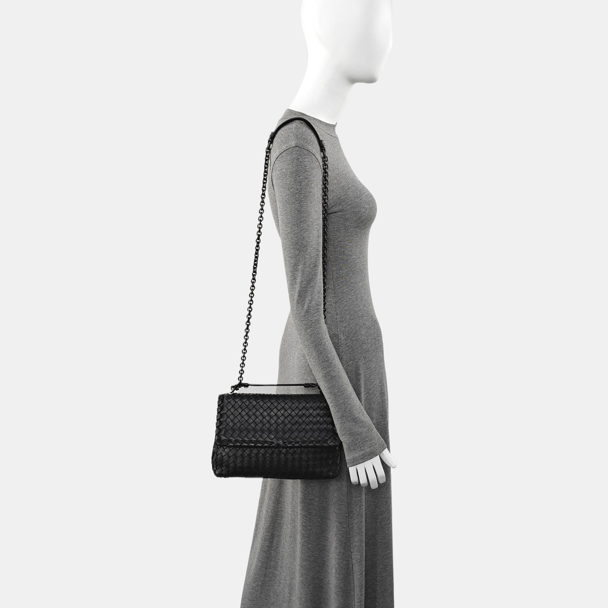 Authenticated pre-owned  Olimpia Small Lambskin Black - Shoulder Bag at Looply