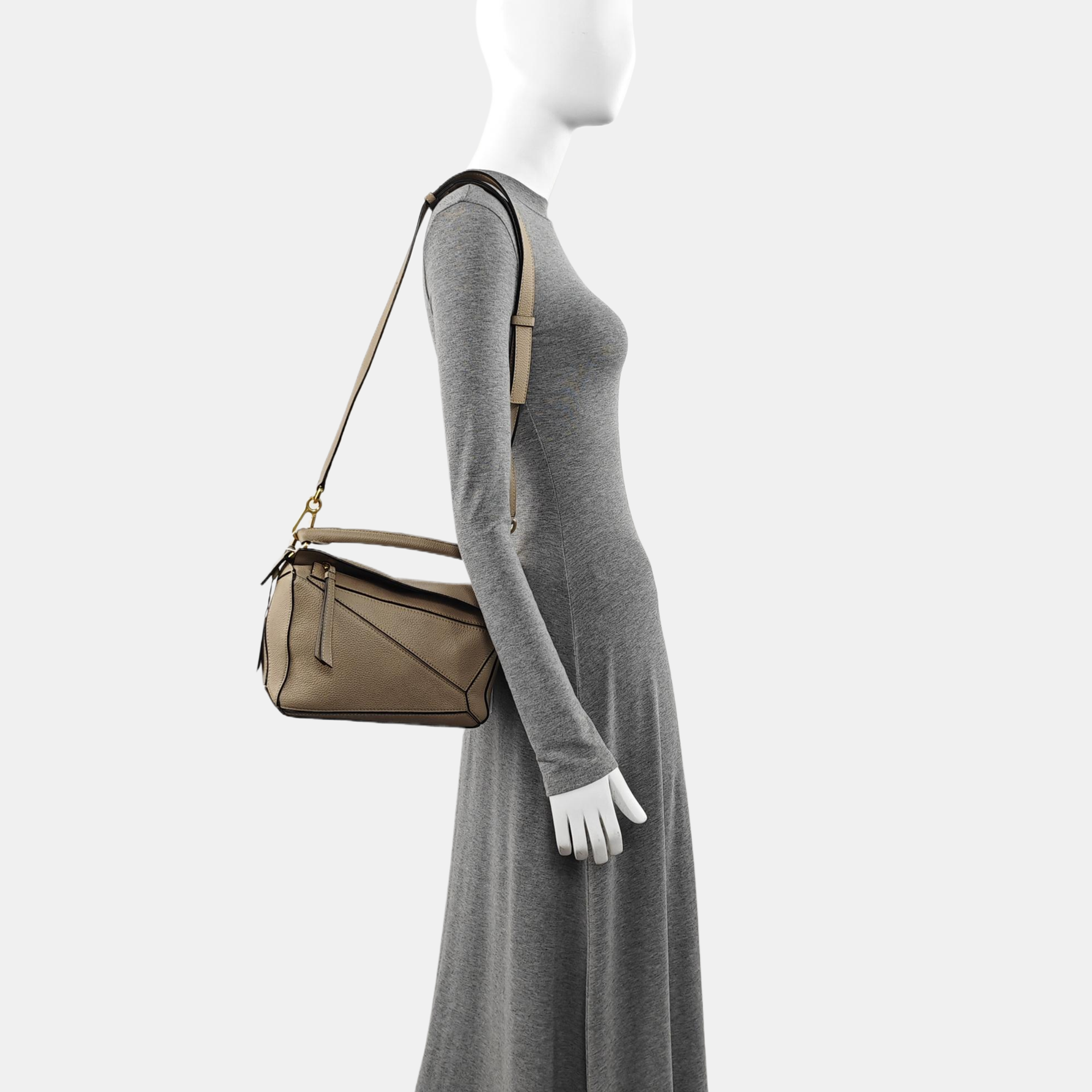 Puzzle Small Calfskin Gray