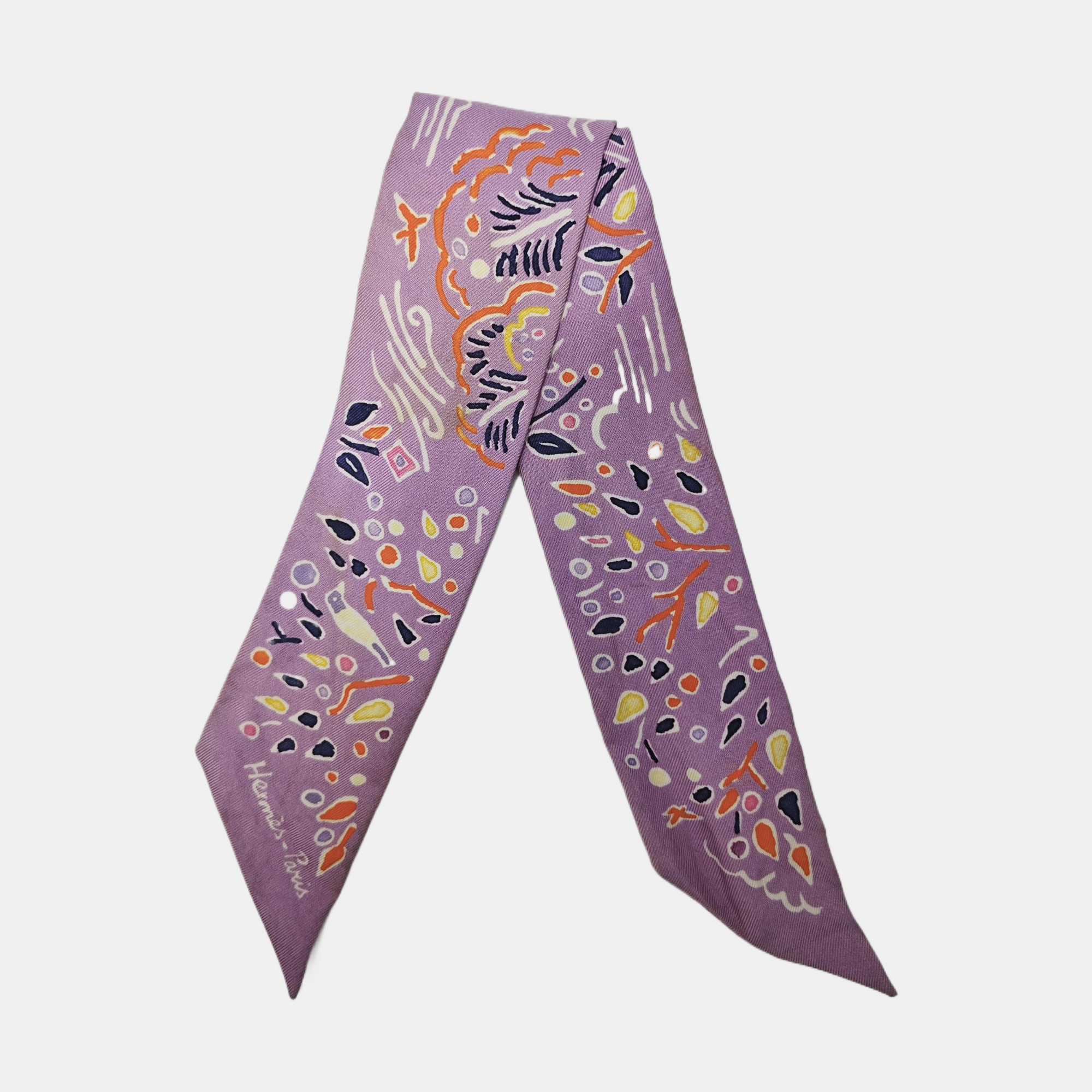 Mulberry Silk Silk Scarf Purple
