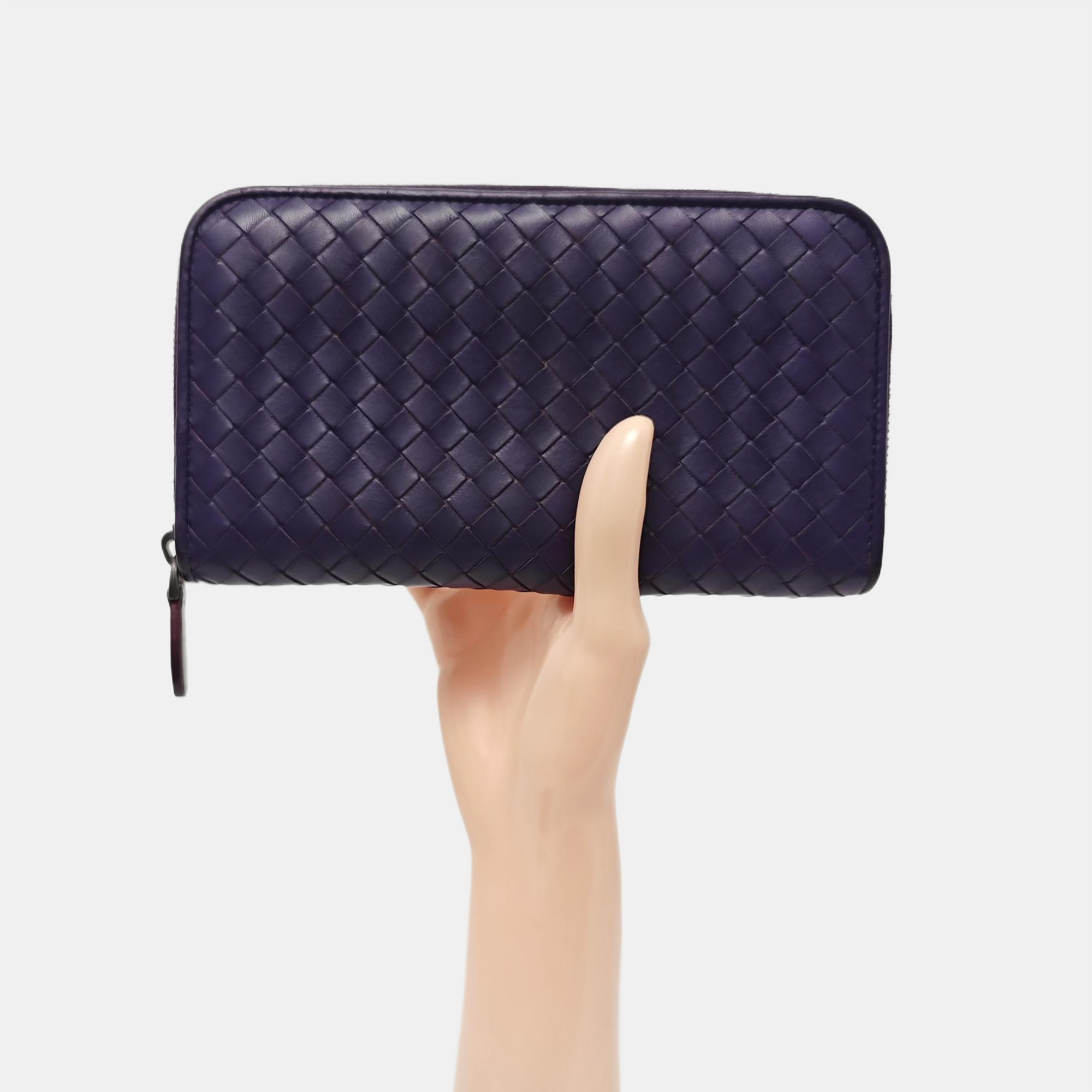 Lambskin Wallet Purple