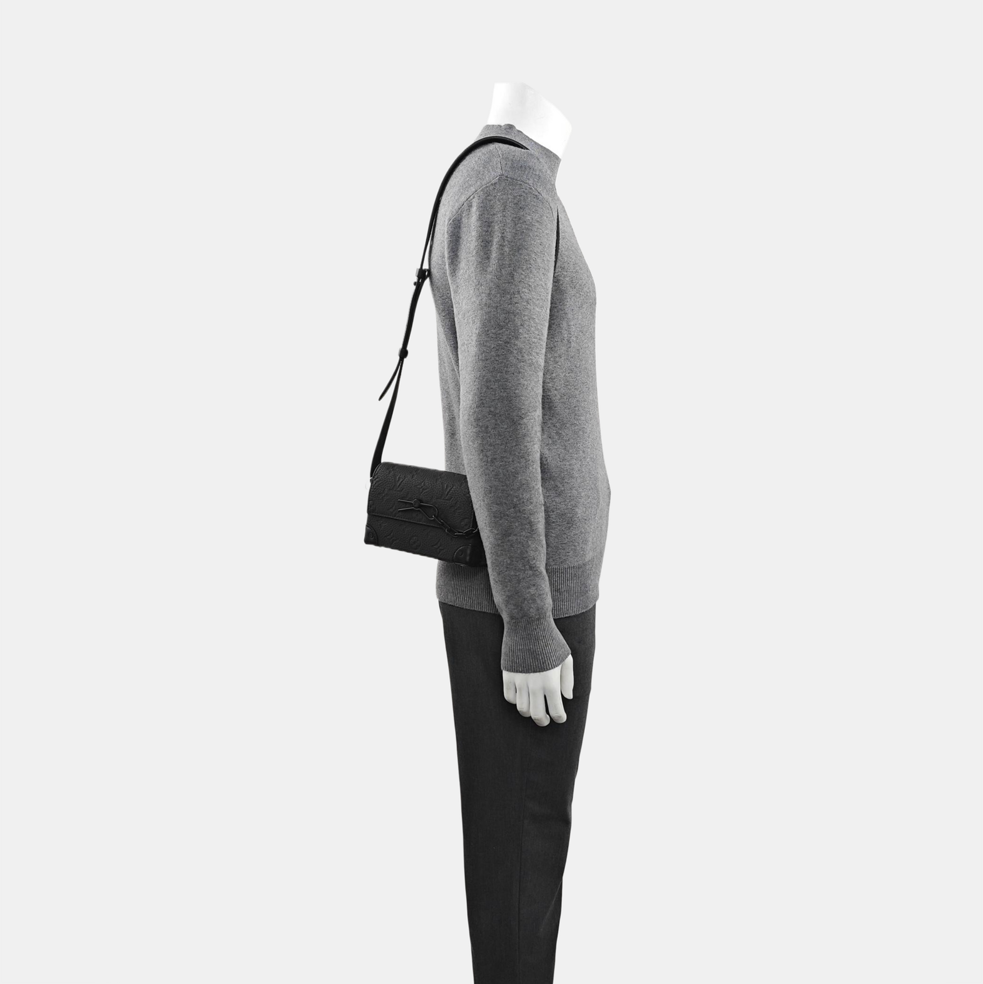 SOFT TRUNK Mini Monogram Calfskin Black