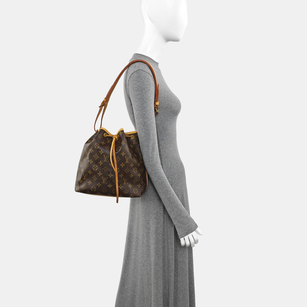 NÉONOÉ PM Monogram Coated Canvas Brown