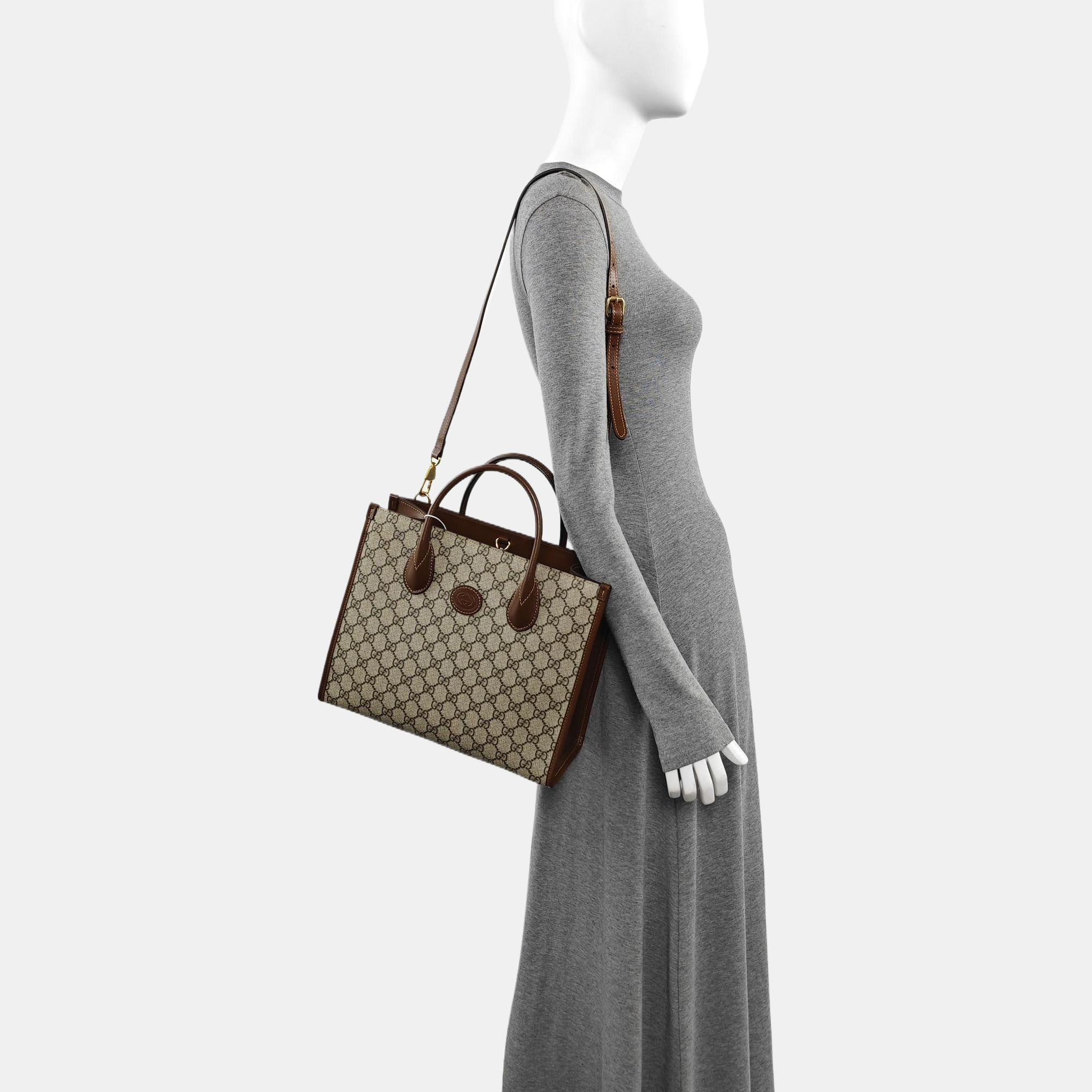 Retro Small Monogram Coated Canvas Brown