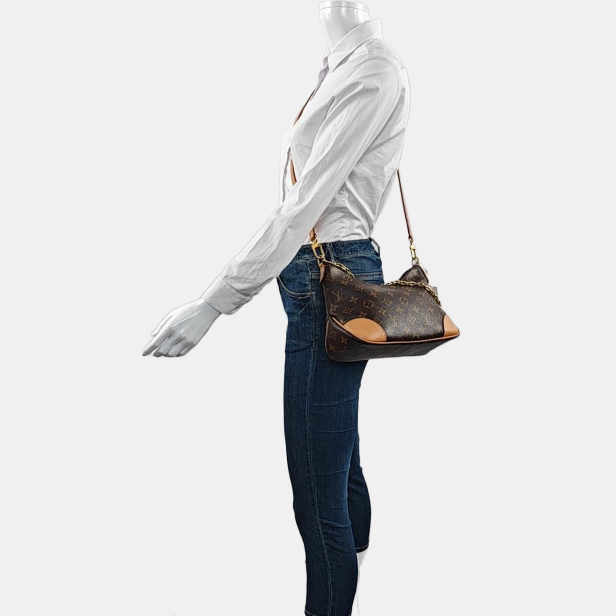BOULOGNE Monogram Coated Canvas Brown