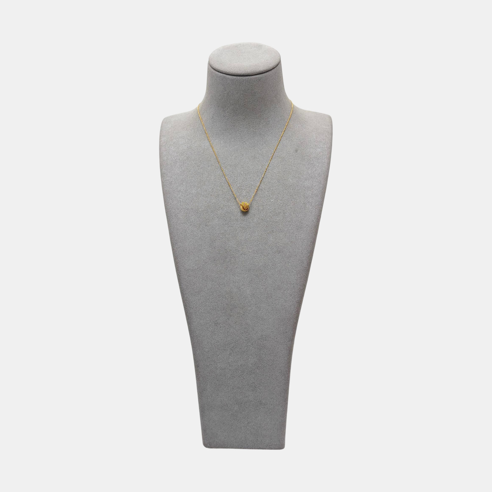 Tiffany Twist 18k Gold Rose Gold Necklace