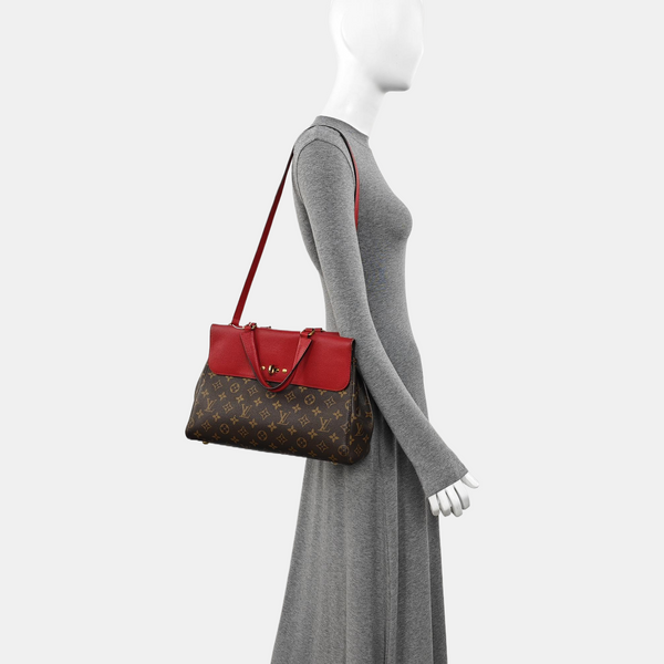 VÉNUS Monogram Coated Canvas Brown