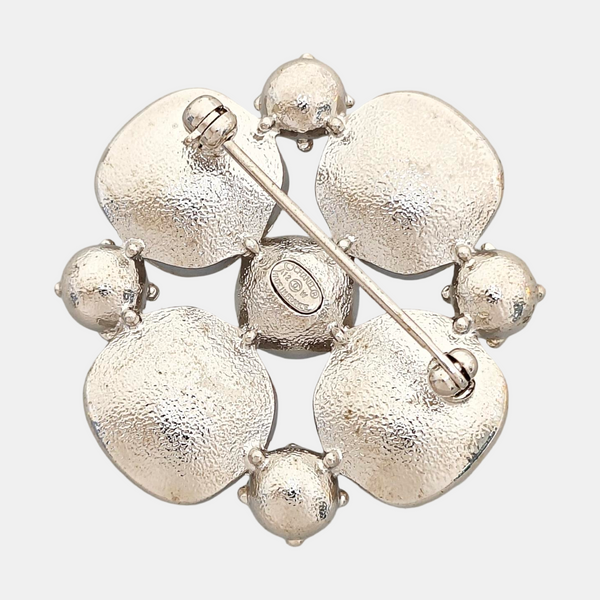 Metal Silver Brooch