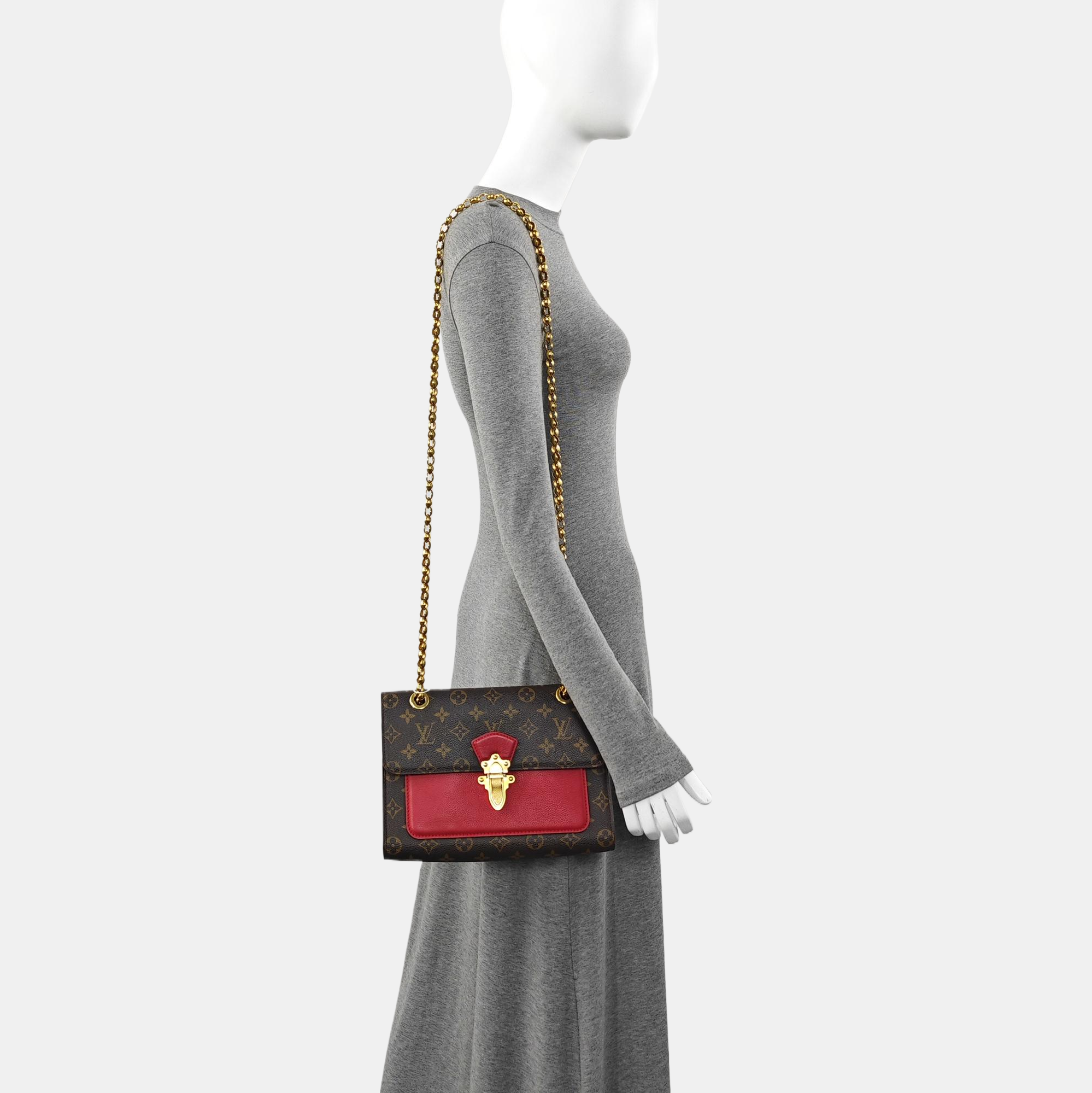 VICTOIRE Monogram Coated Canvas Brown