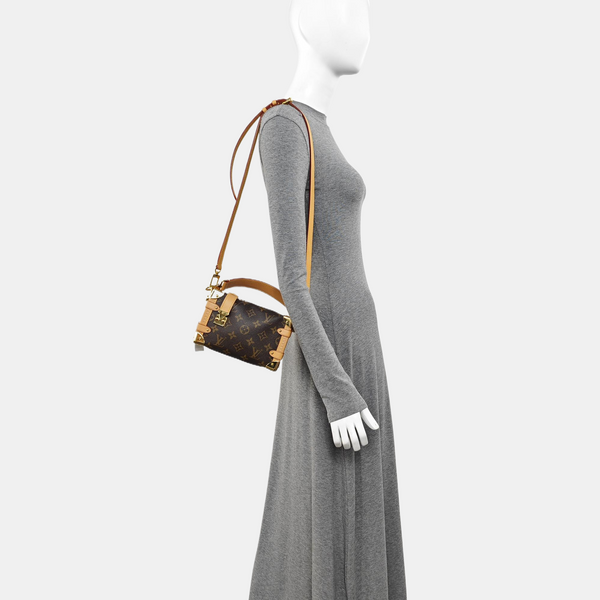 SIDE TRUNK PM Monogram Coated Canvas Brown