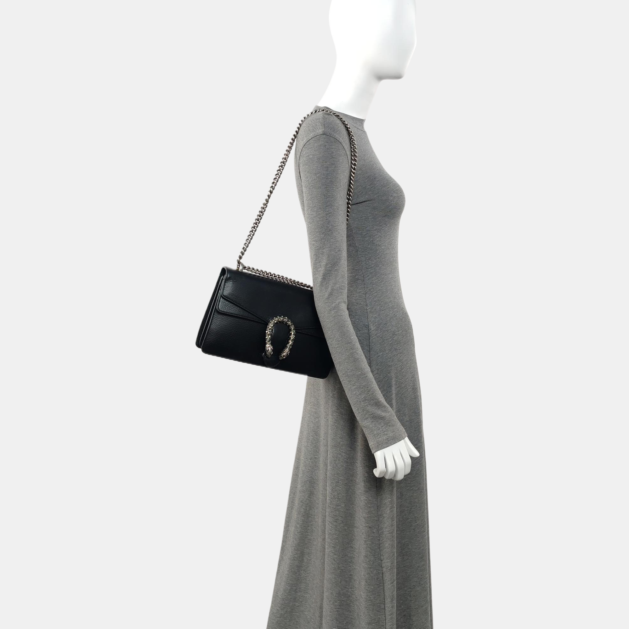 Authenticated pre-owned  Dionysus Small Calfskin Black - Shoulder Bag at Looply
