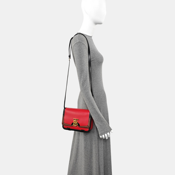 TB Small Calfskin Red