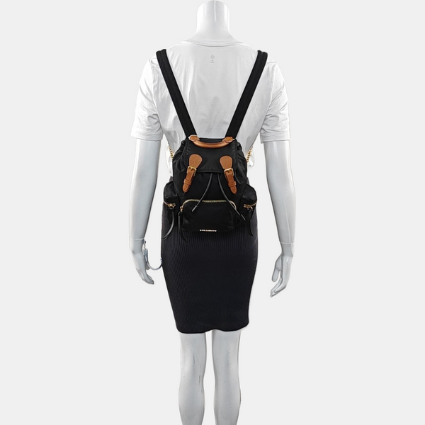 The Rucksack Medium Nylon Black