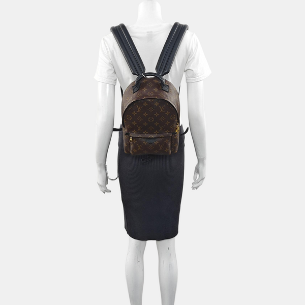 PALM SPRINGS PM Monogram Coated Canvas Brown