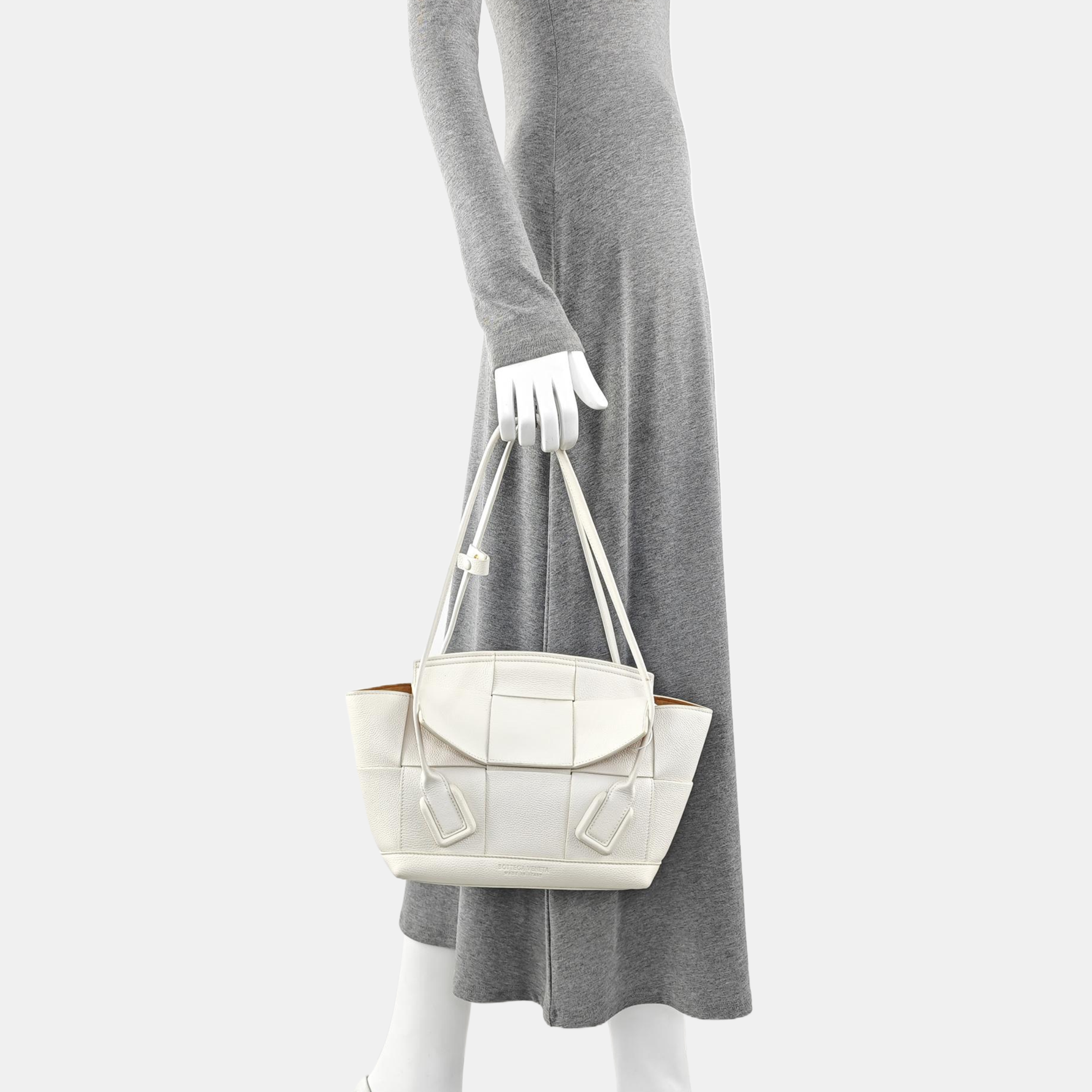 Arco Small Calfskin White