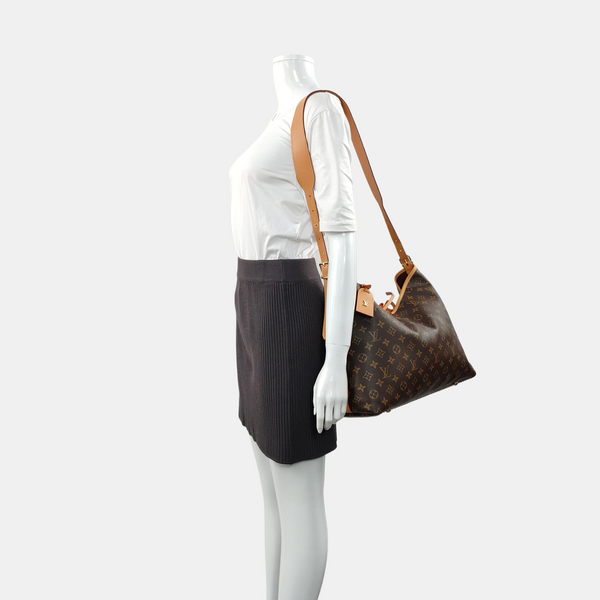 CARRYALL MM Monogram Coated Canvas Brown