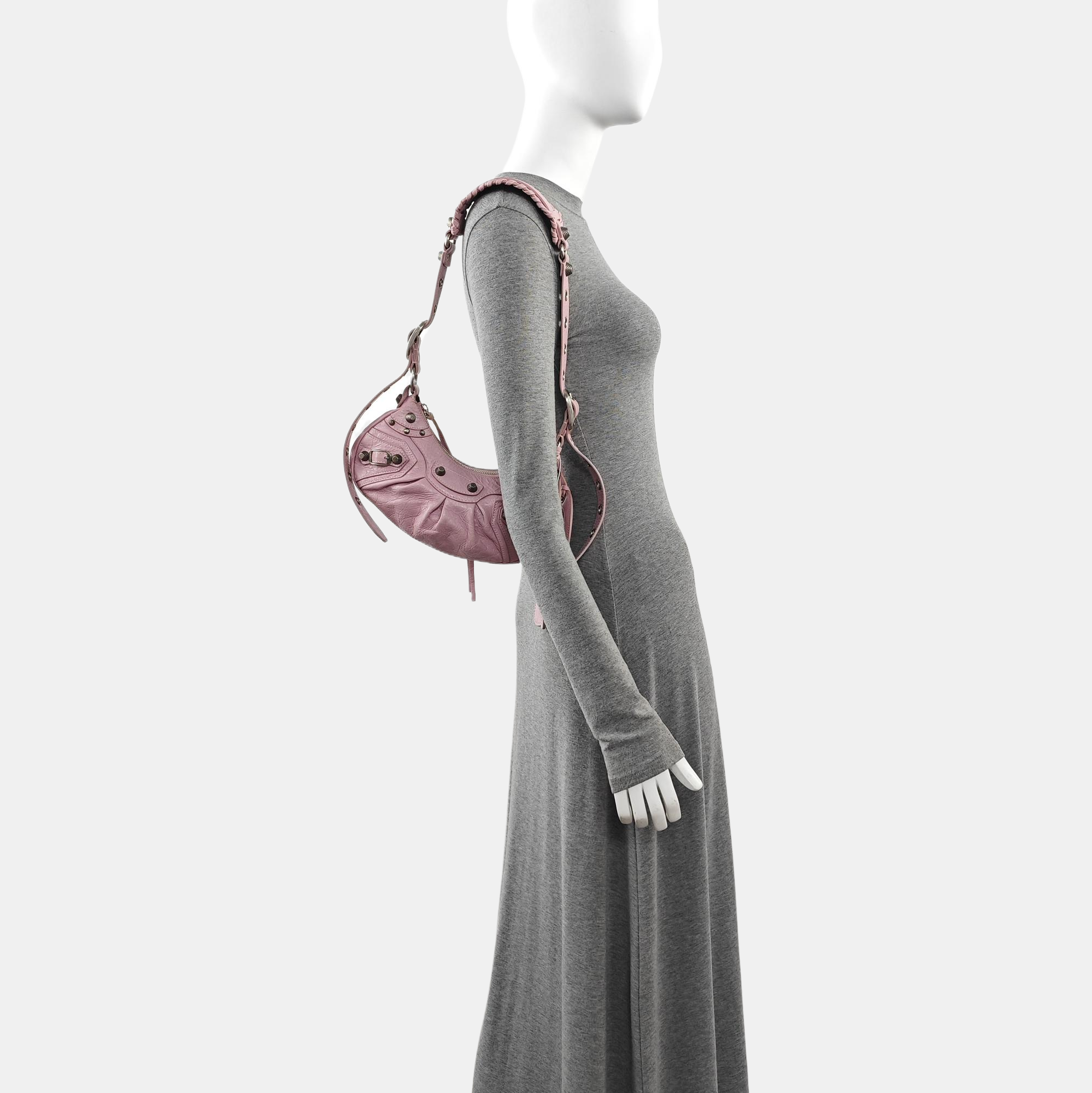Le Cagole Mini Lambskin Pink